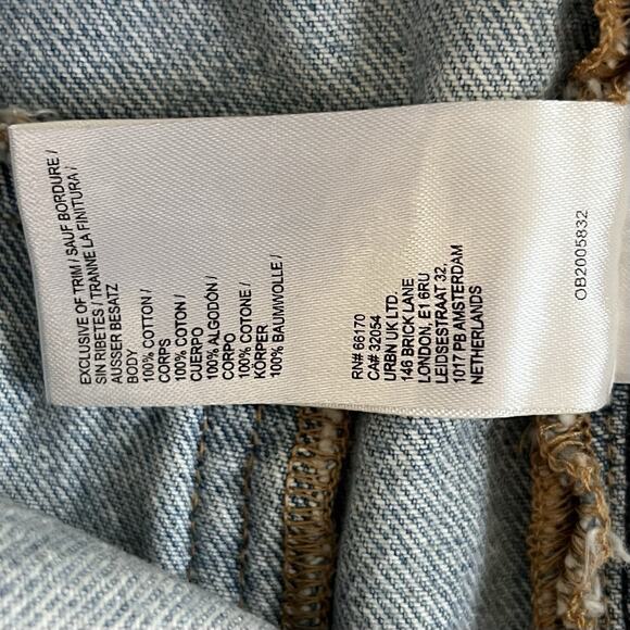 NWT Anthropologie Pilcro Pitched Micro Fray Hem Denim Jean Shorts - Picture 7 of 7